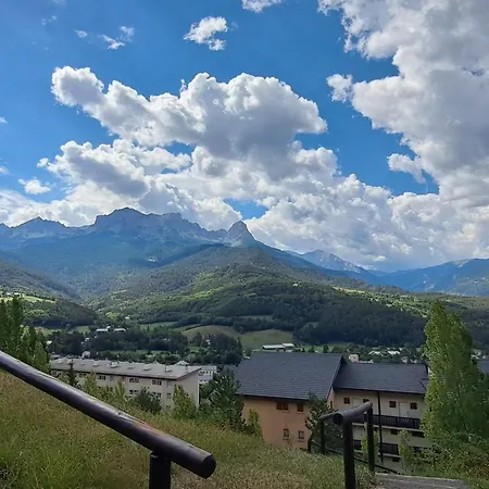 Mini T2 Duplex Avec Balcon A Barcelonnette, 1 Km Centre, Ideal Pour 4 Pers., Animaux Interdits - Fr-1-165a-27 Lejlighed